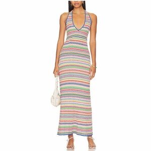 SHOW ME YOUR MUMU Kate Halter Dress in Summer Wave